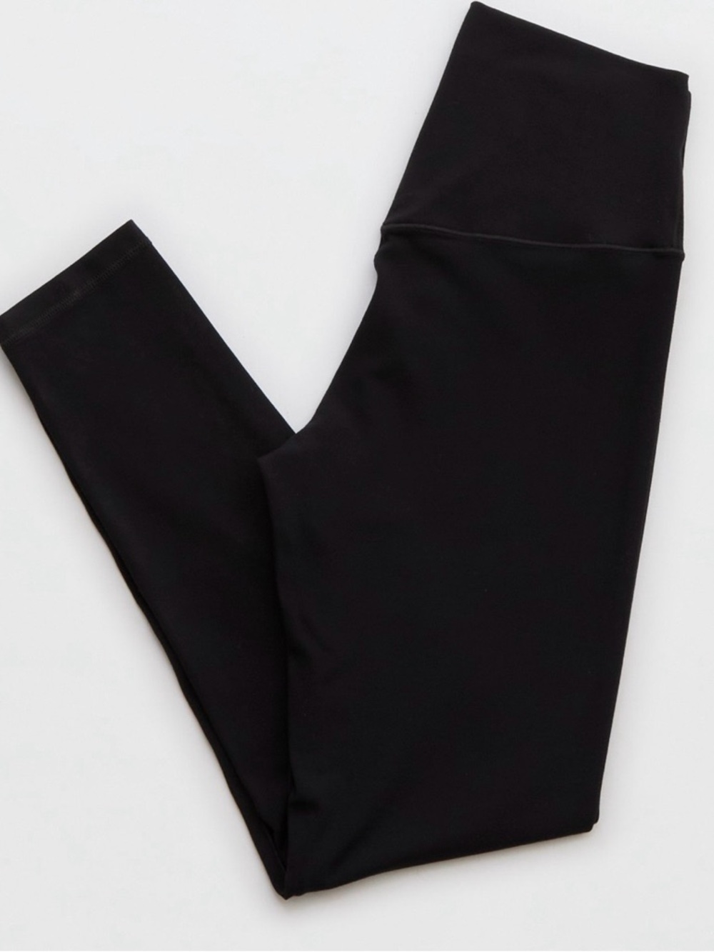 Offline By Aerie Real Me 7/8 Black High-Waisted Leggings Size Large